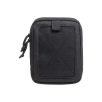 Velcro accessories pouch DELTA 16 x 22cm black