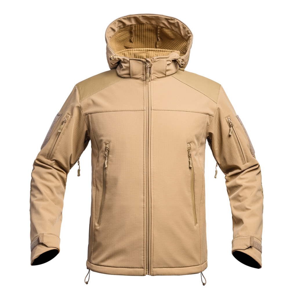 Softshell jacket V2 FIGHTER tan - CSER INDUSTRIES