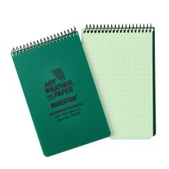   MODESTONE Foszforeszkáló all-weather notebook 60 pages 96 x 148 mm olive green