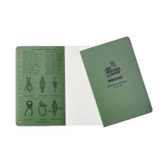   MODESTONE All-weather field notebook 128 pages 118 x 183 mm olive green